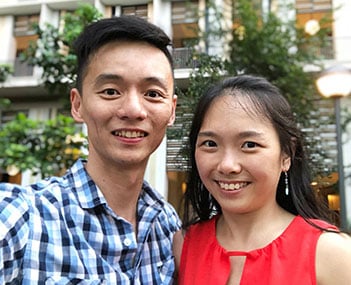 Dr Jasmine Lau and Dr Koh Fong Ming