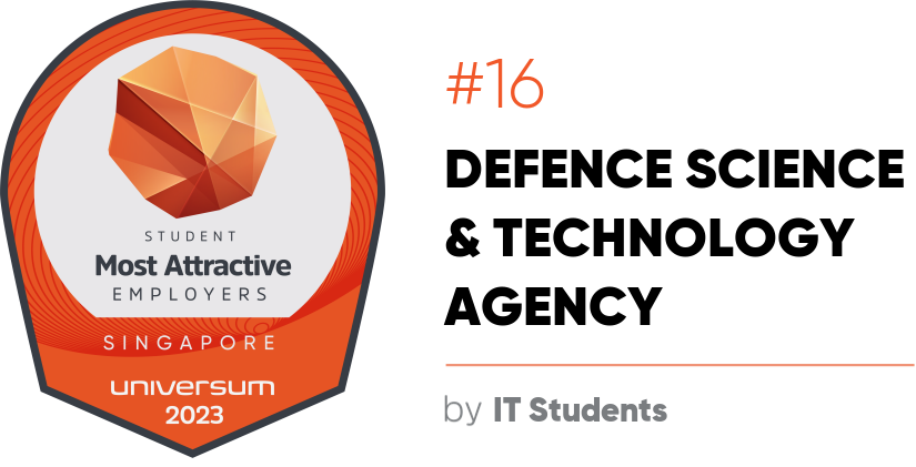 DSTA voted #12 Most Attractive Employer by IT Students